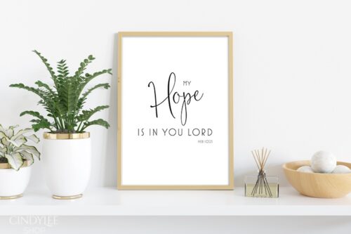 'My Hope' Printable Wall Art Decor