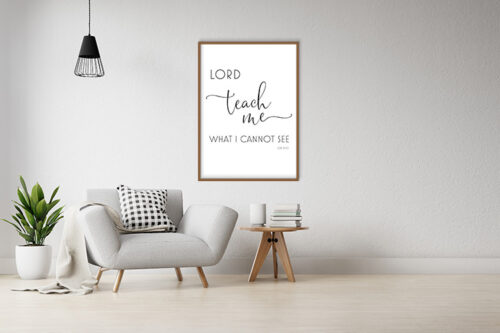 'Teach Me' Printable Wall Art Decor