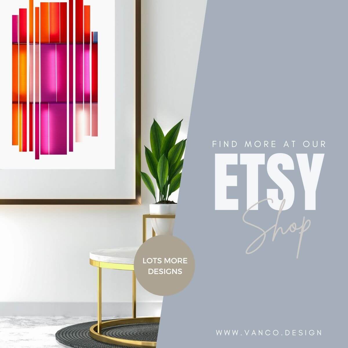 Vanco Design Co Etsy Store - printable wall art digital prints