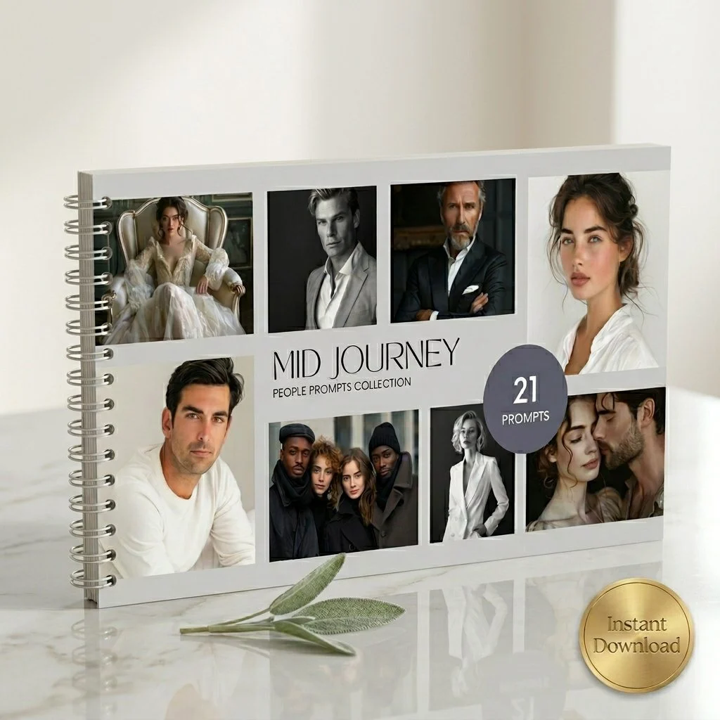 Realistic AI People Photos — Midjourney Prompt Pack