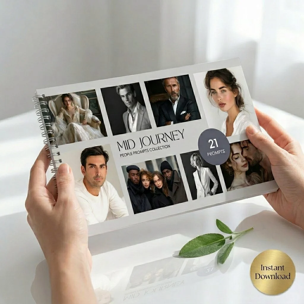 Realistic AI People Photos — Midjourney Prompt Pack