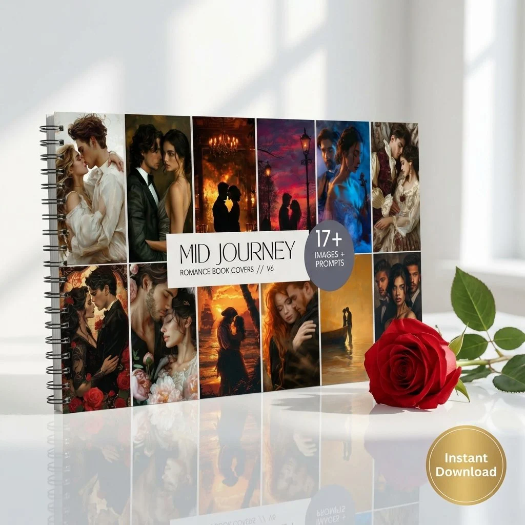 Romance Book Cover Midjourney AI Prompts