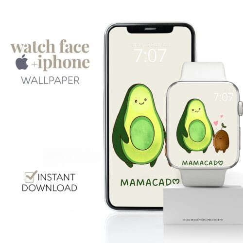 Mothers Day Watch Face & Wallpaper Set