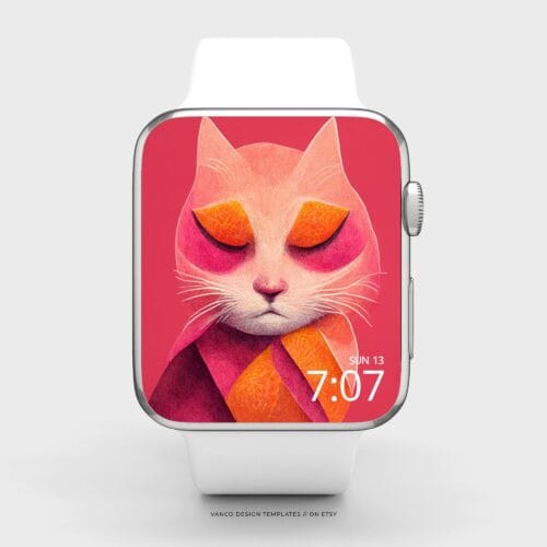 Pink Preppy Watch Face & Wallpaper Set