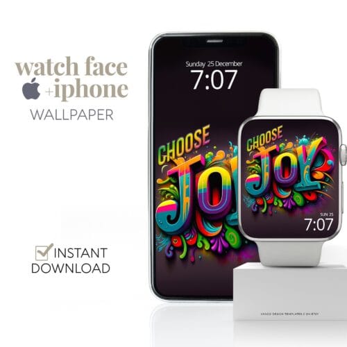Choose Joy Watch Face & Wallpaper Set