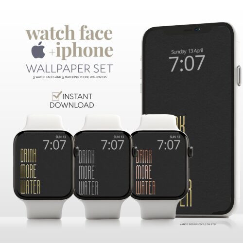 Motivational & New Watch Face & Wallpaper Set