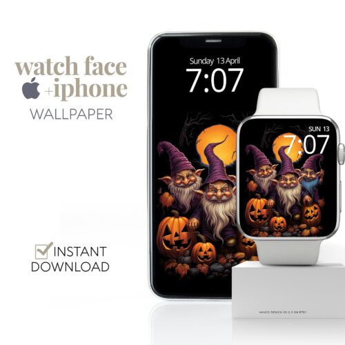 Vintage Fall Watch Face & Wallpaper Set