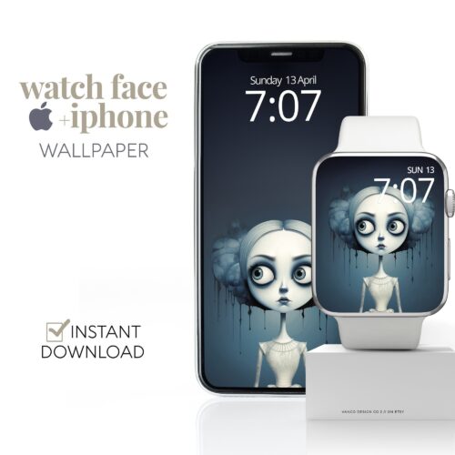 Halloween Big Eyes Watch Face & Wallpaper Set