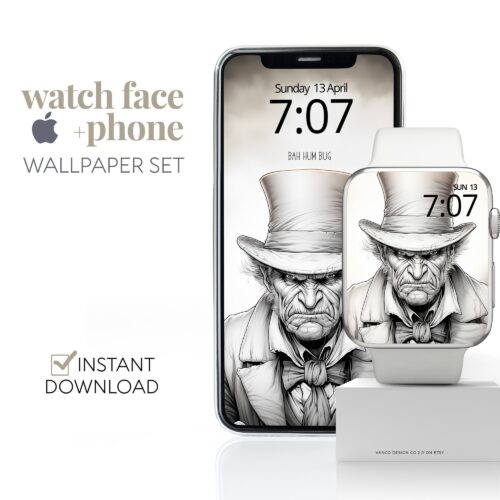 Scrooge & Phone Watch Face & Wallpaper Set