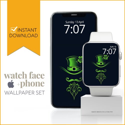 St Patricks Day Watch Face & Wallpaper Set