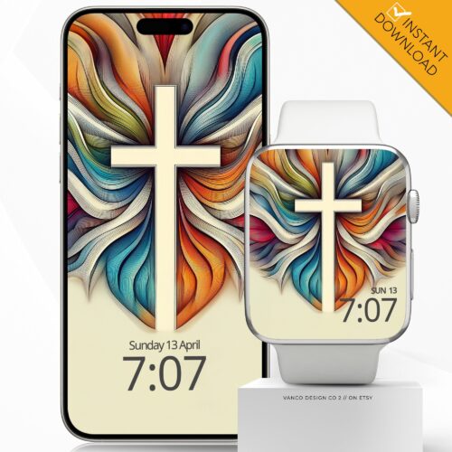 Easter Cross Set Watch Face & Wallpaper Set
