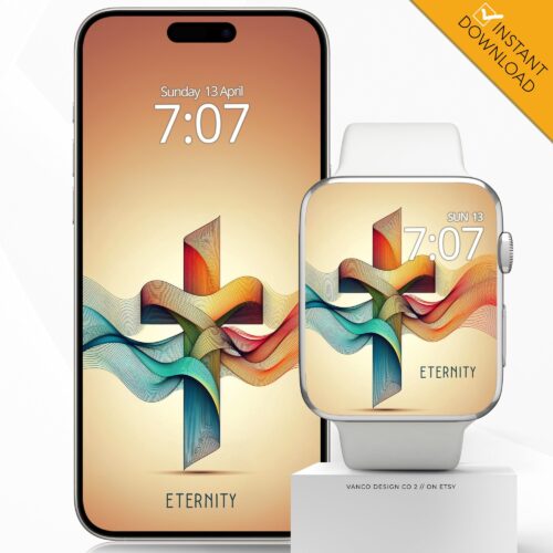 Easter Cross Set Watch Face & Wallpaper Set