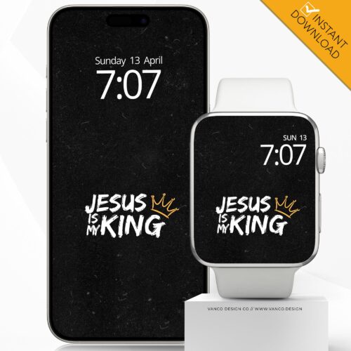 King Jesus Watch Face & Wallpaper Set